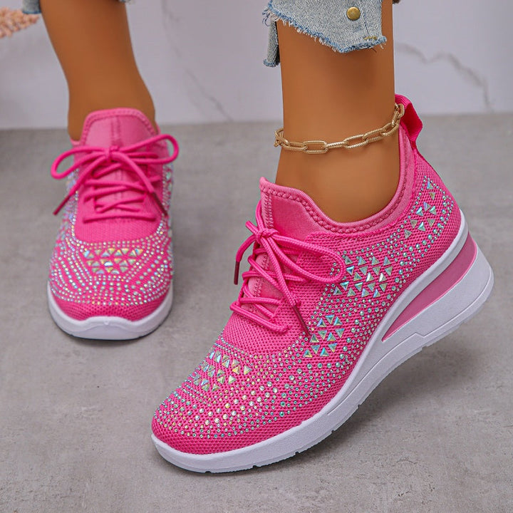 Marlies | Ondersteunende Sneakers met Strass