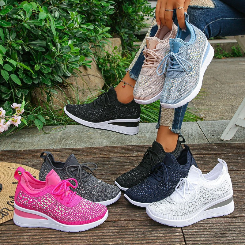 Marlies | Ondersteunende Sneakers met Strass