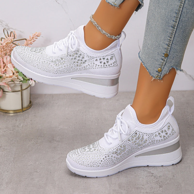 Marlies | Ondersteunende Sneakers met Strass