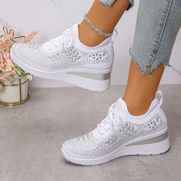 Marlies | Ondersteunende Sneakers met Strass