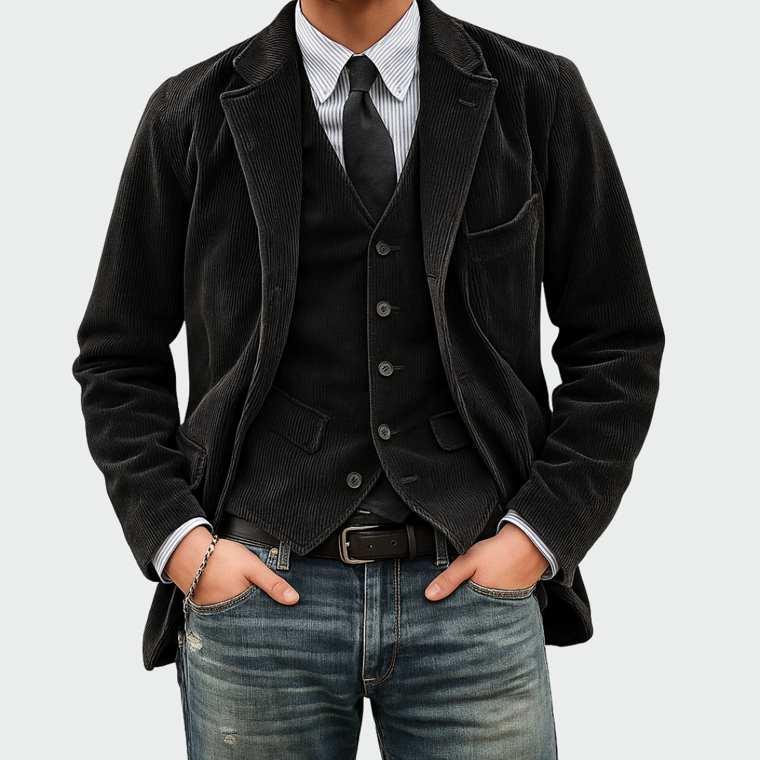 Benno | Corduroy Tweedelige Set