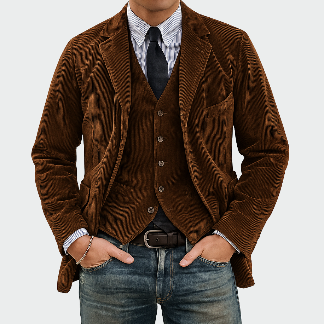 Benno | Corduroy Tweedelige Set