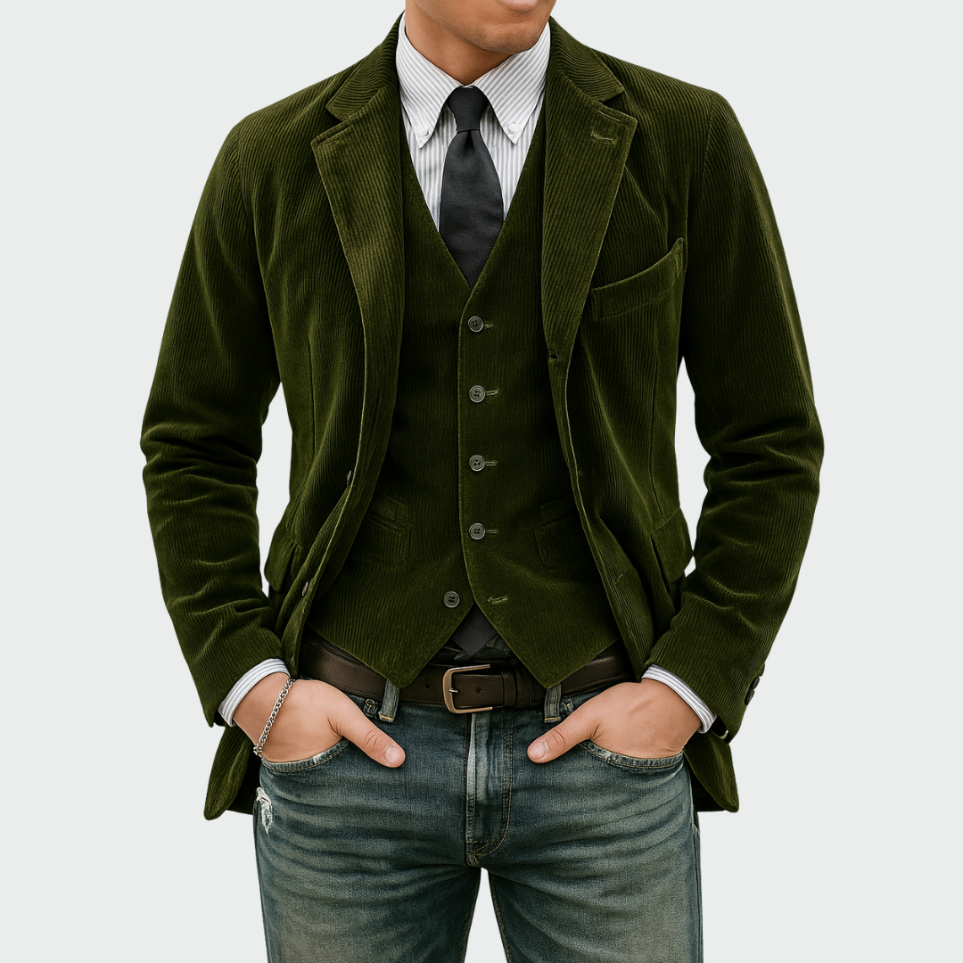 Benno | Corduroy Tweedelige Set