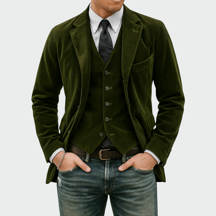 Benno | Corduroy Tweedelige Set