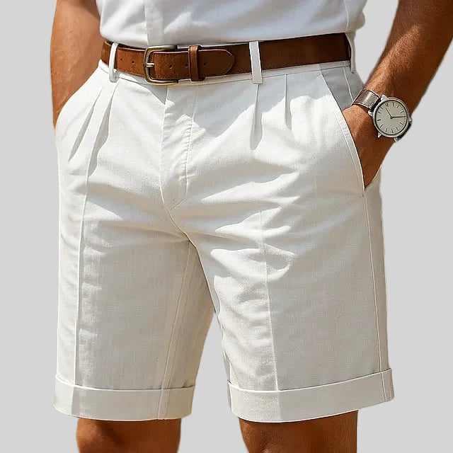 Ninke | Geplooide Bermuda Broek