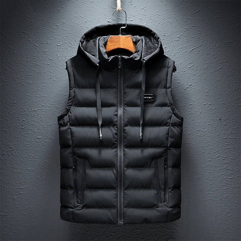 Janneke | Gewatteerd Vest met Capuchon