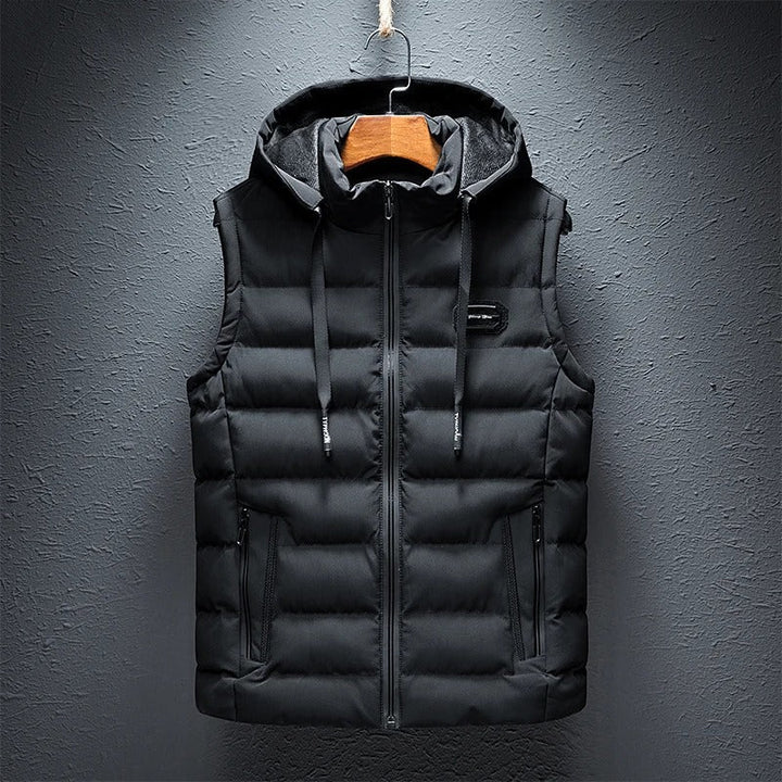 Janneke | Gewatteerd Vest met Capuchon