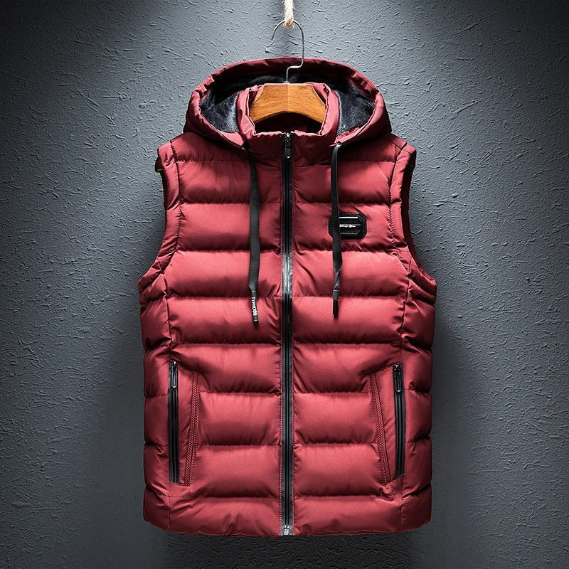 Janneke | Gewatteerd Vest met Capuchon