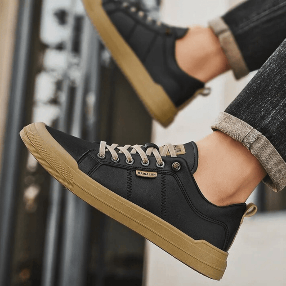 Puck | Leren Low-Top Sneakers