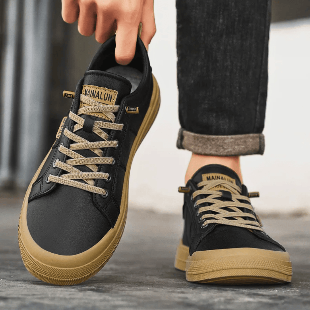 Puck | Leren Low-Top Sneakers
