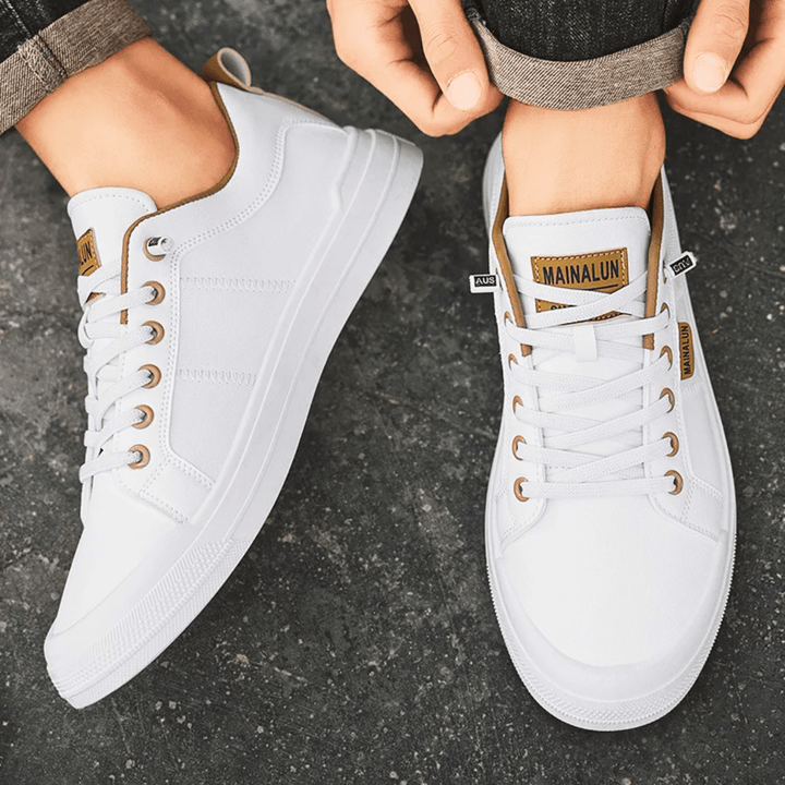 Puck | Leren Low-Top Sneakers