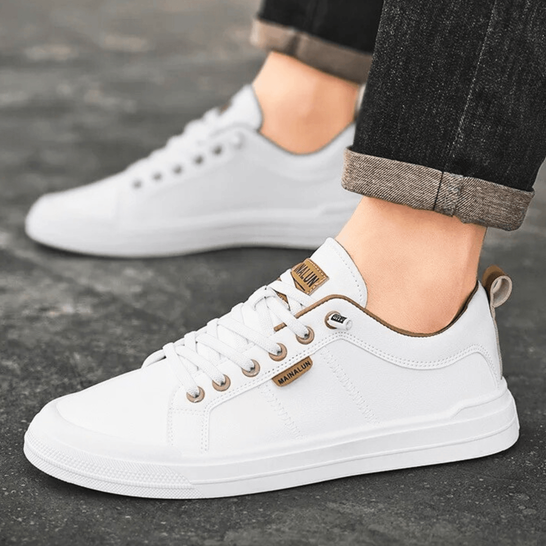 Puck | Leren Low-Top Sneakers