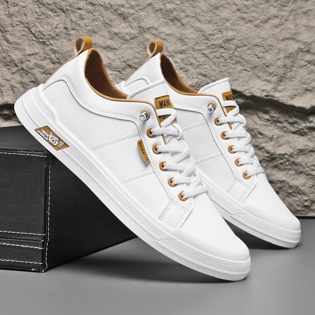 Puck | Leren Low-Top Sneakers