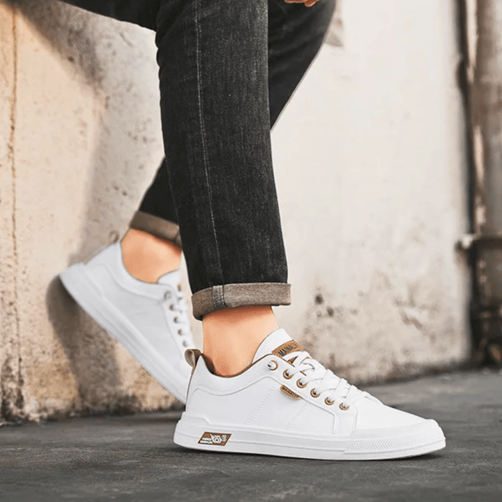 Puck | Leren Low-Top Sneakers
